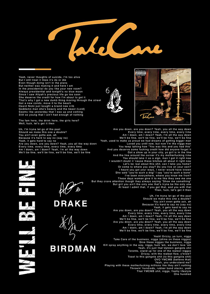 Drake Take Care Album Art