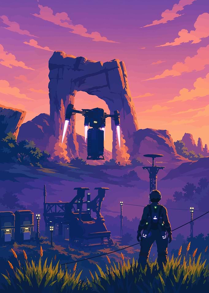 Satisfactory Gaming Poster
