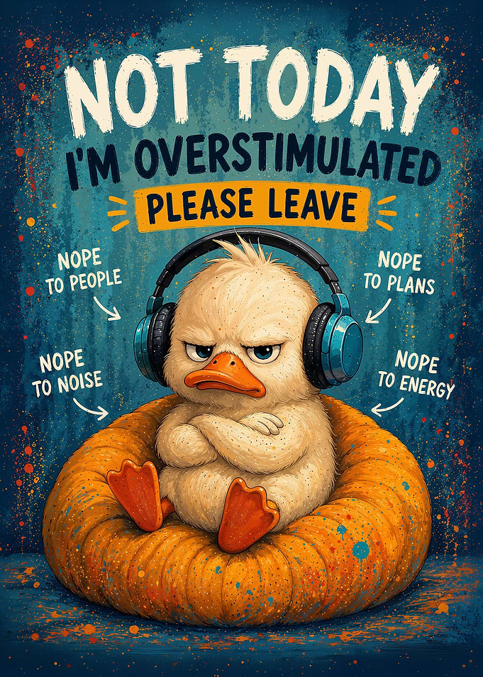 Not Today I’m Overstimulated