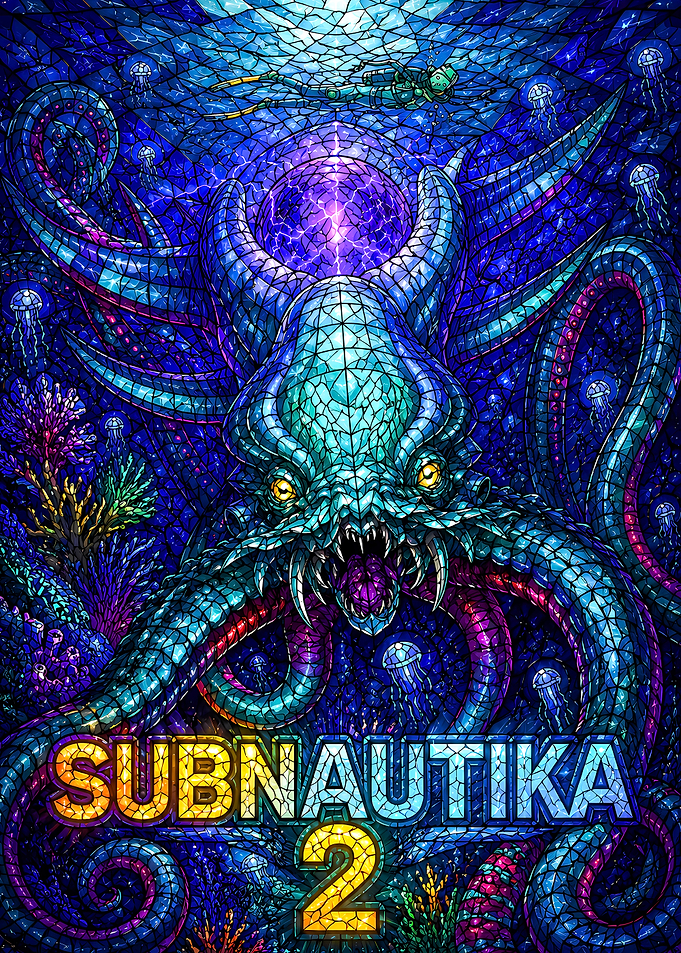 Subnautica 2 Stained Glass Art