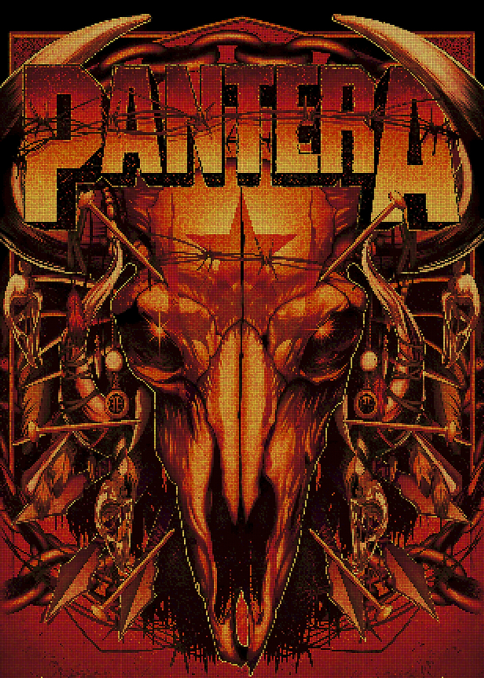 Pantera Skull and Logo