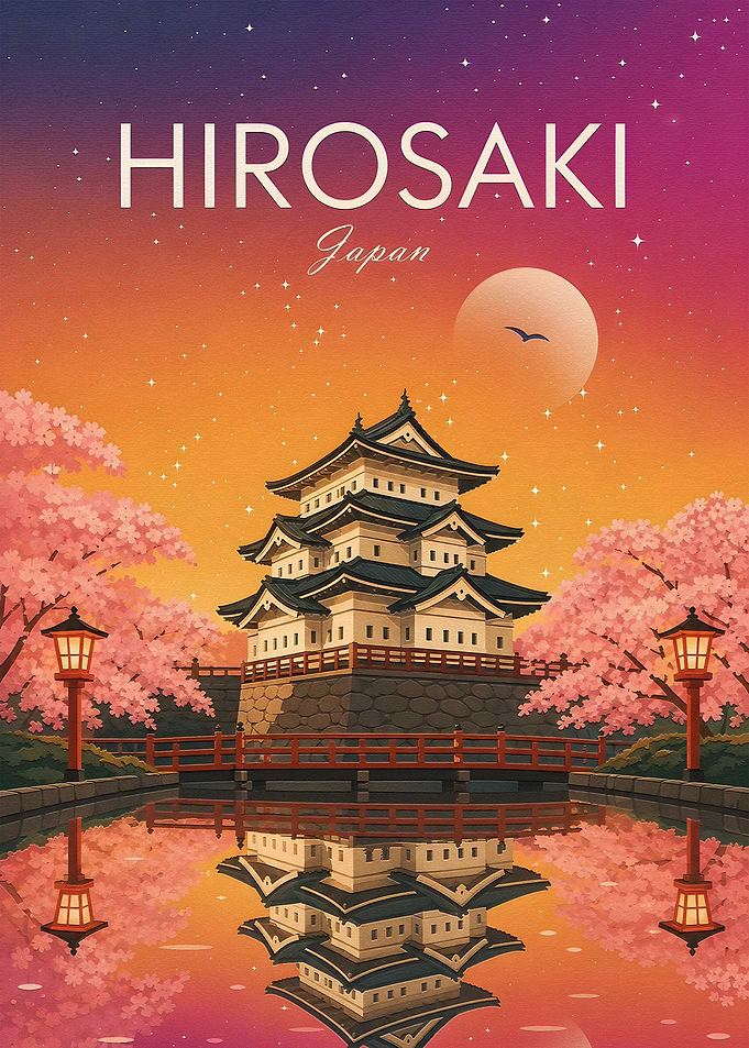 Hirosaki Castle Cherry Blossoms