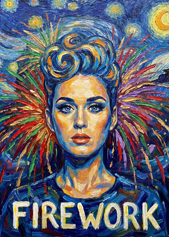 Katy Perry 'Firework' Painting