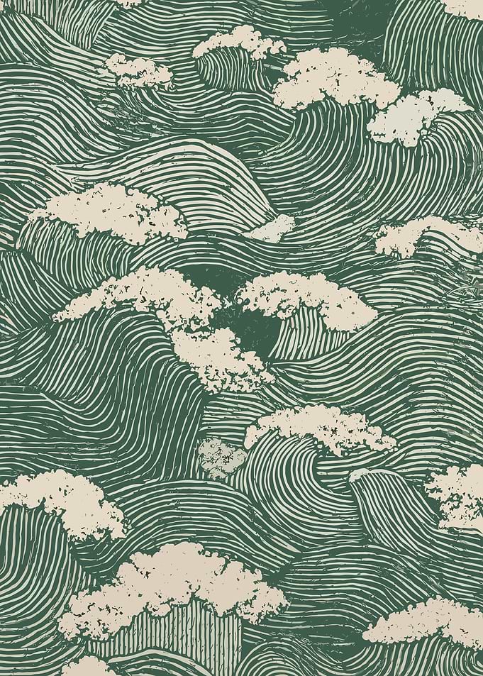 Japanese Wave Pattern