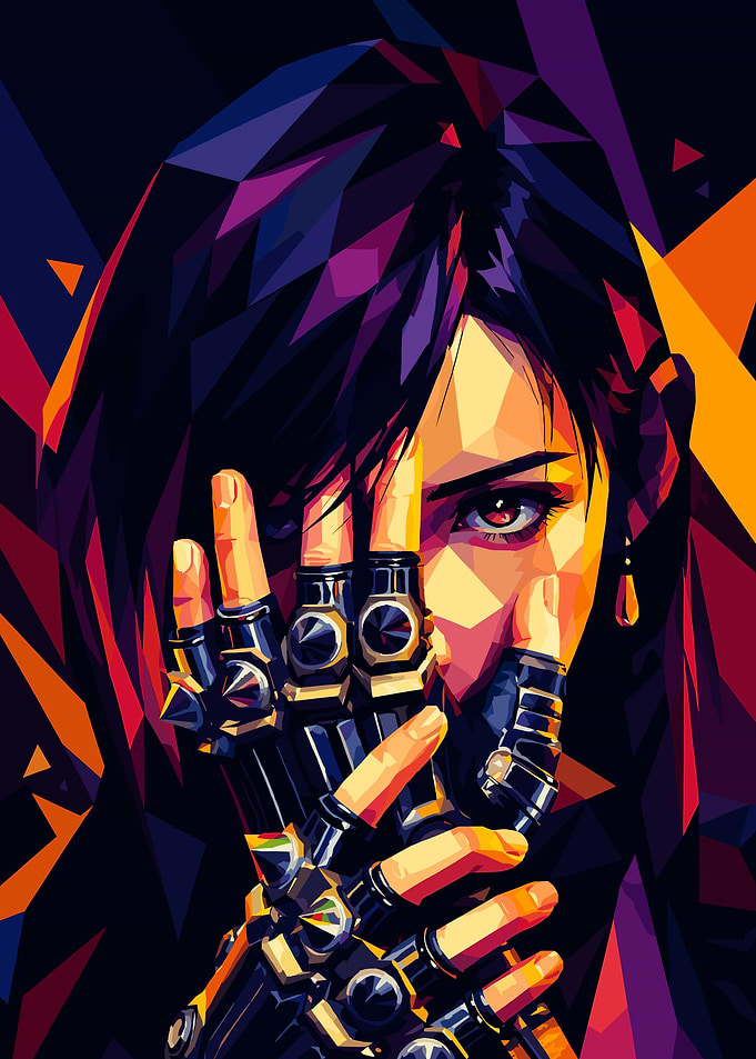 Tifa Lockhart WPAP Art