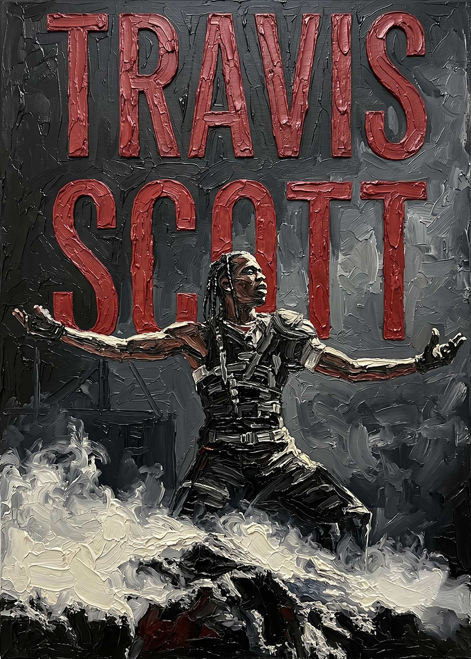 Travis Scott Painting