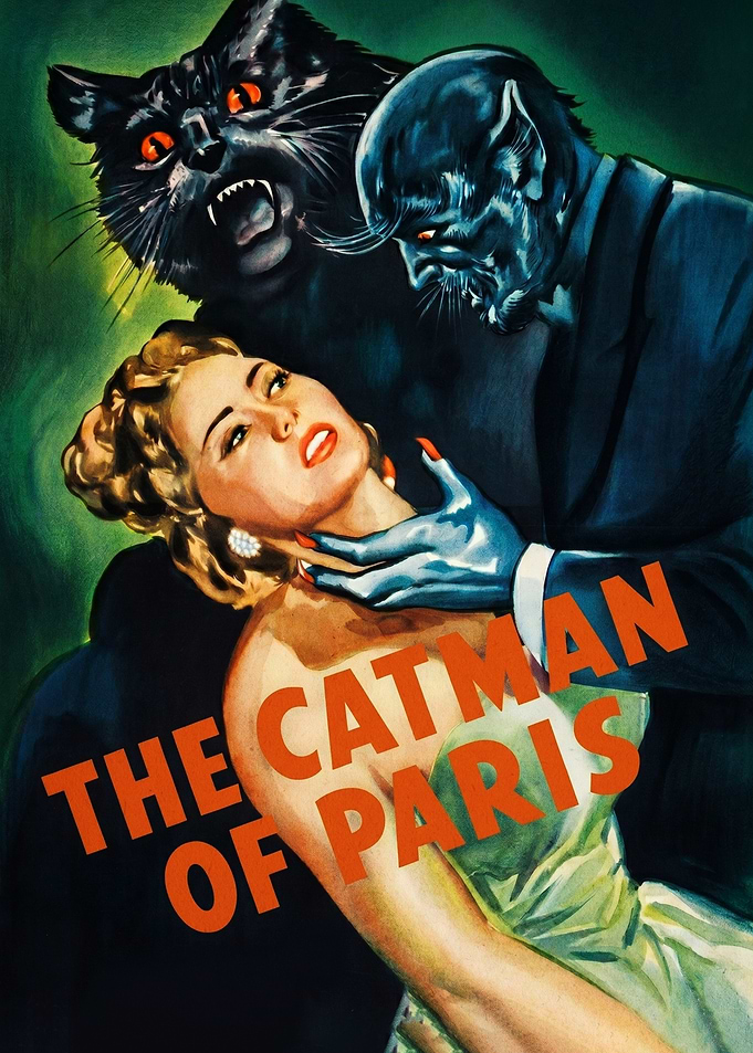 The Catman of Paris Vintage Poster
