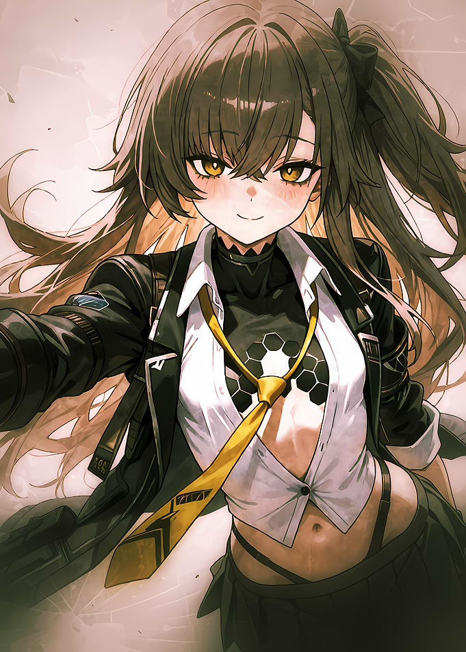Anime Girl in School Uniform
