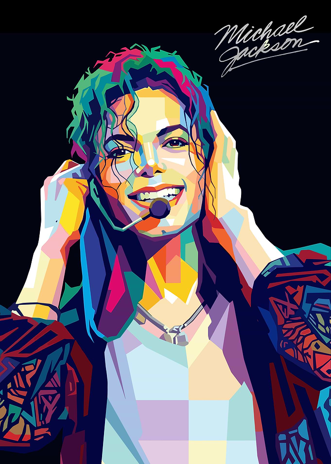 Michael Jackson Pop Art Portrait