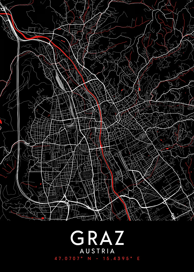 Graz Dark Map