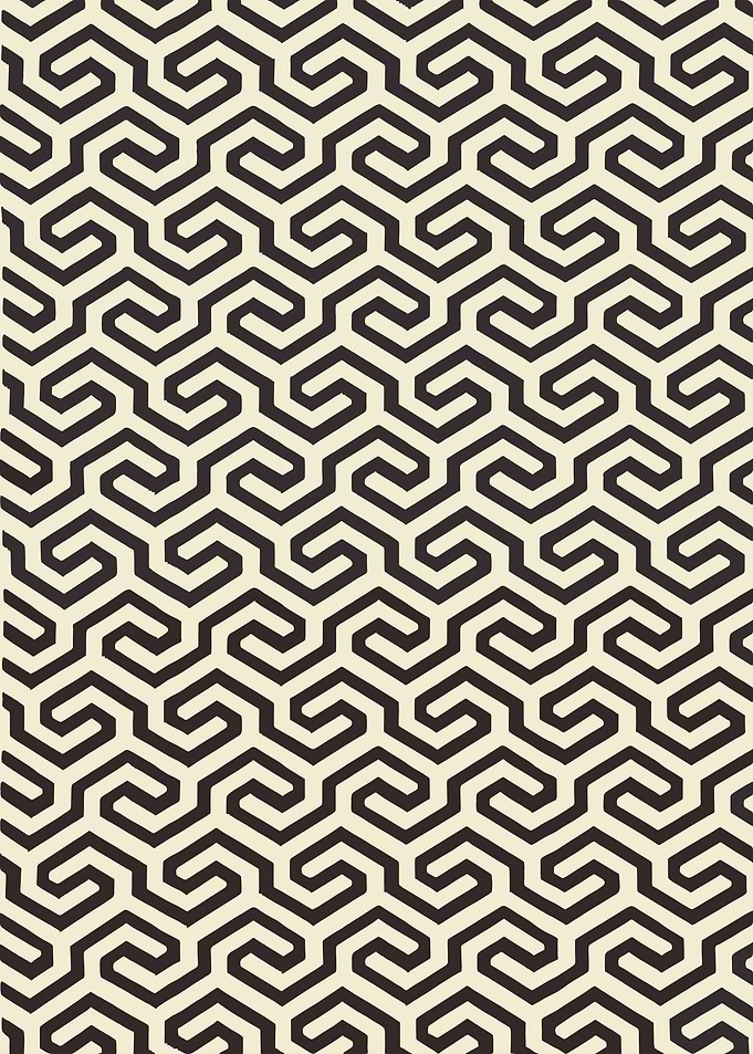 Geometric Swirl Pattern
