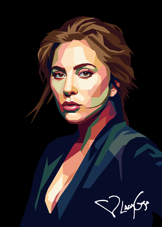 Lady Gaga Pop Art Portrait