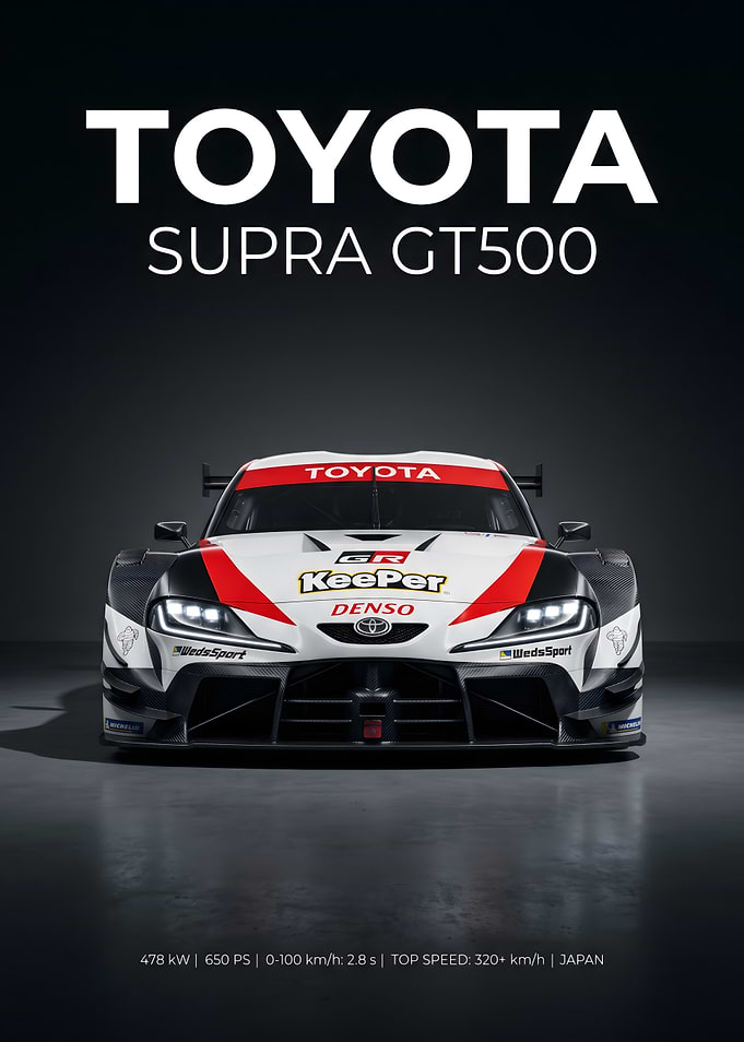 Toyota Supra GT500 Race Car