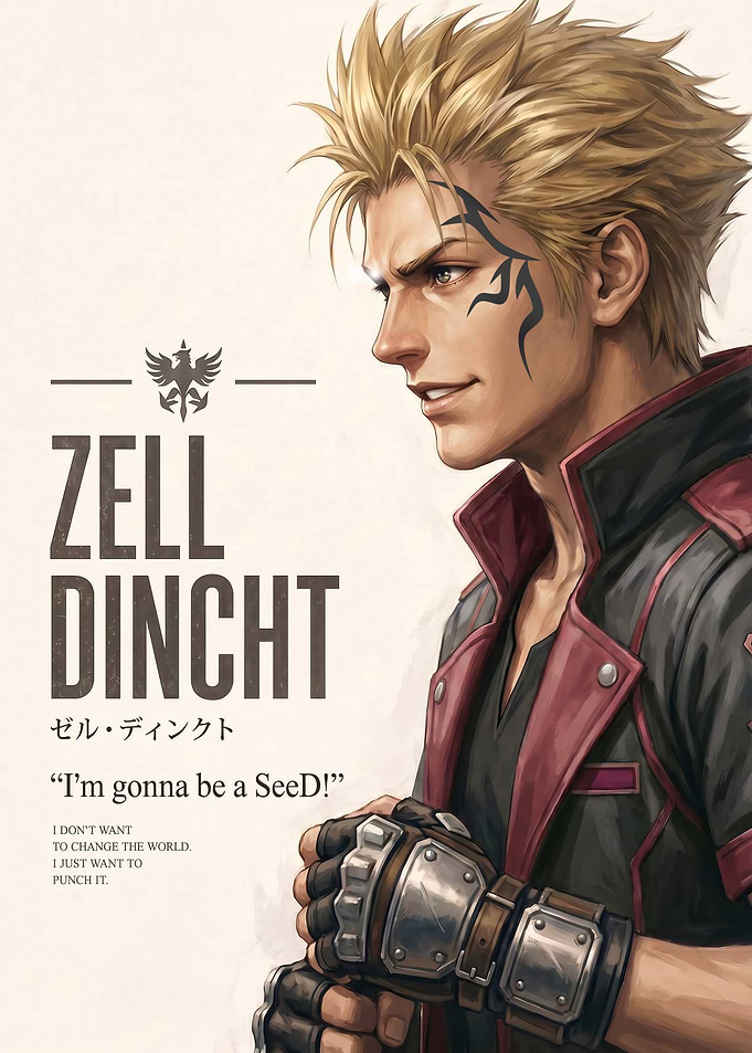 Zell Dincht 'I'm gonna be a SeeD!'