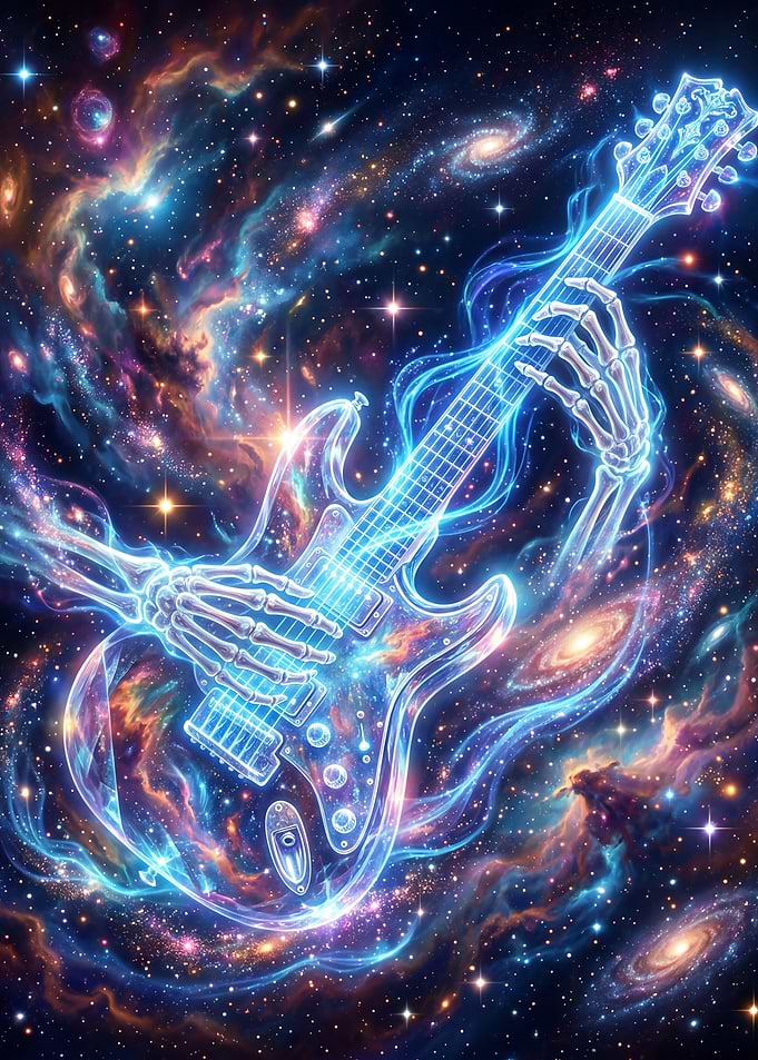 Cosmic Skeleton Guitarist