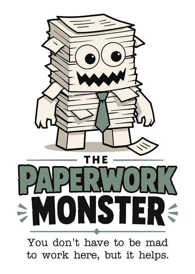 The Paperwork Monster