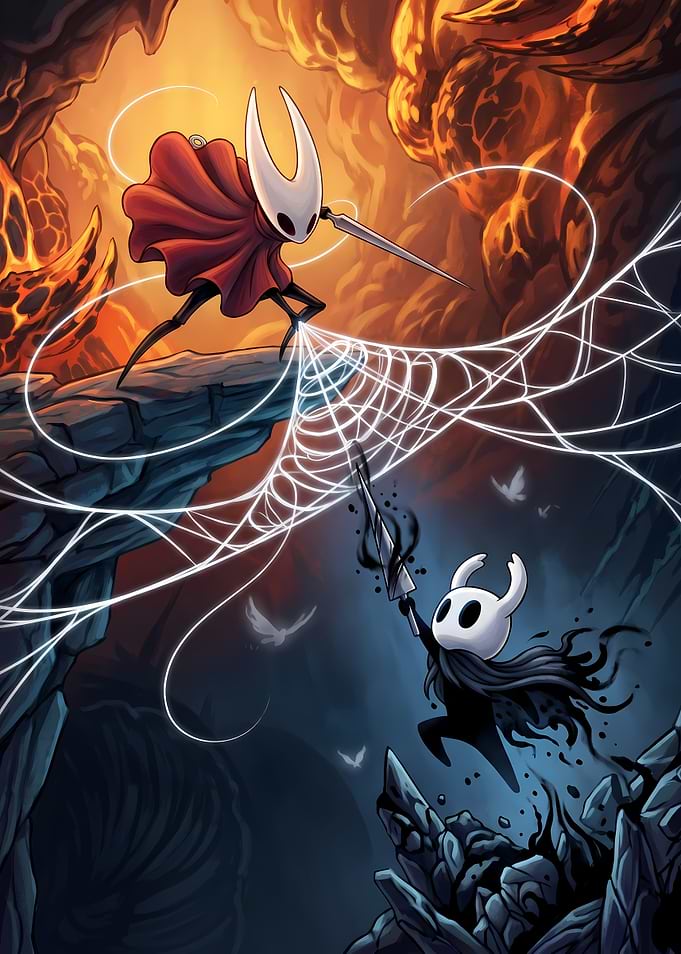 Hornet and Knight battle