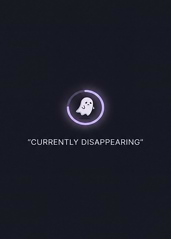Ghost disappearing
