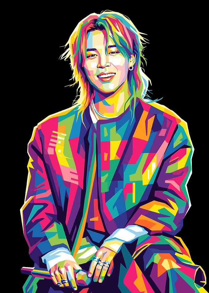 Park Jimin Of BTS Pop Art