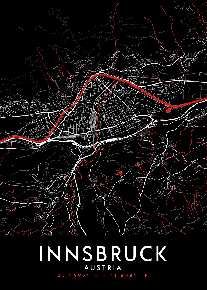 Innsbruck Dark Map