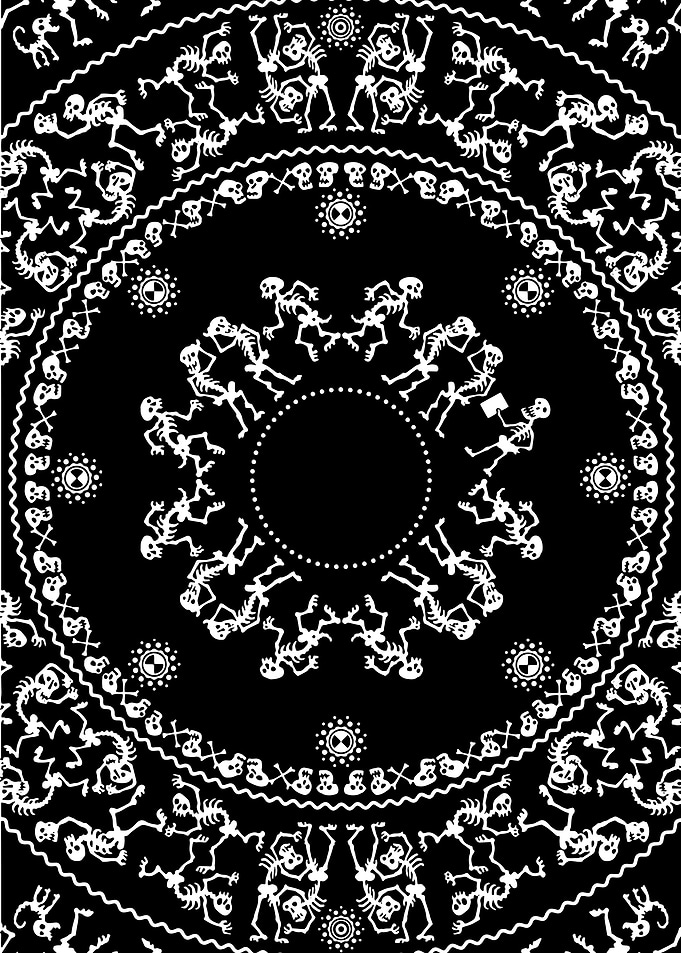 Skeleton Dance Mandala