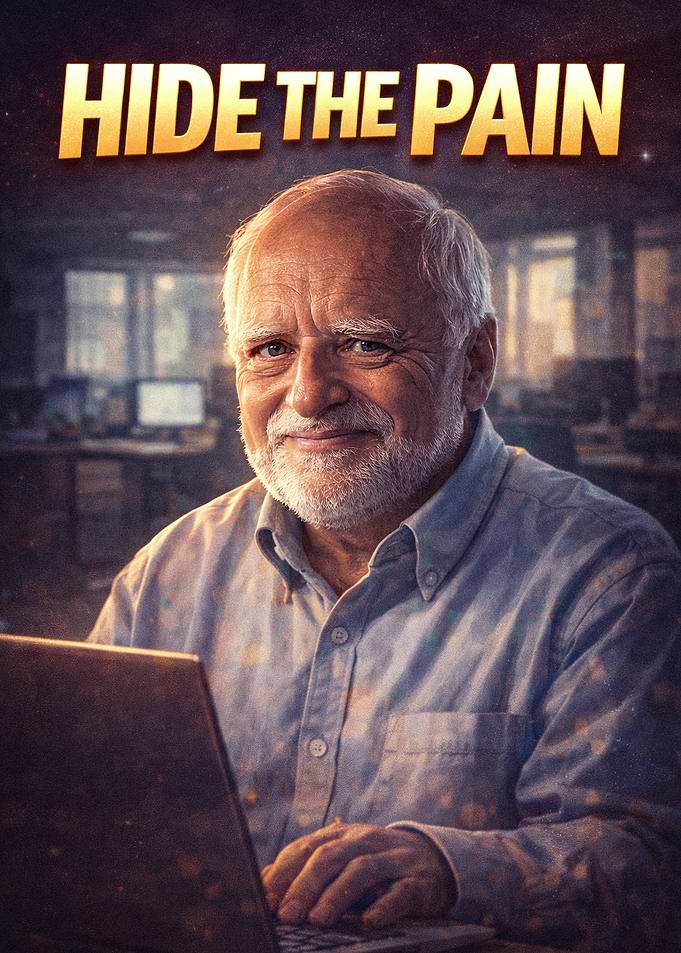 Hide the Pain Harold Meme