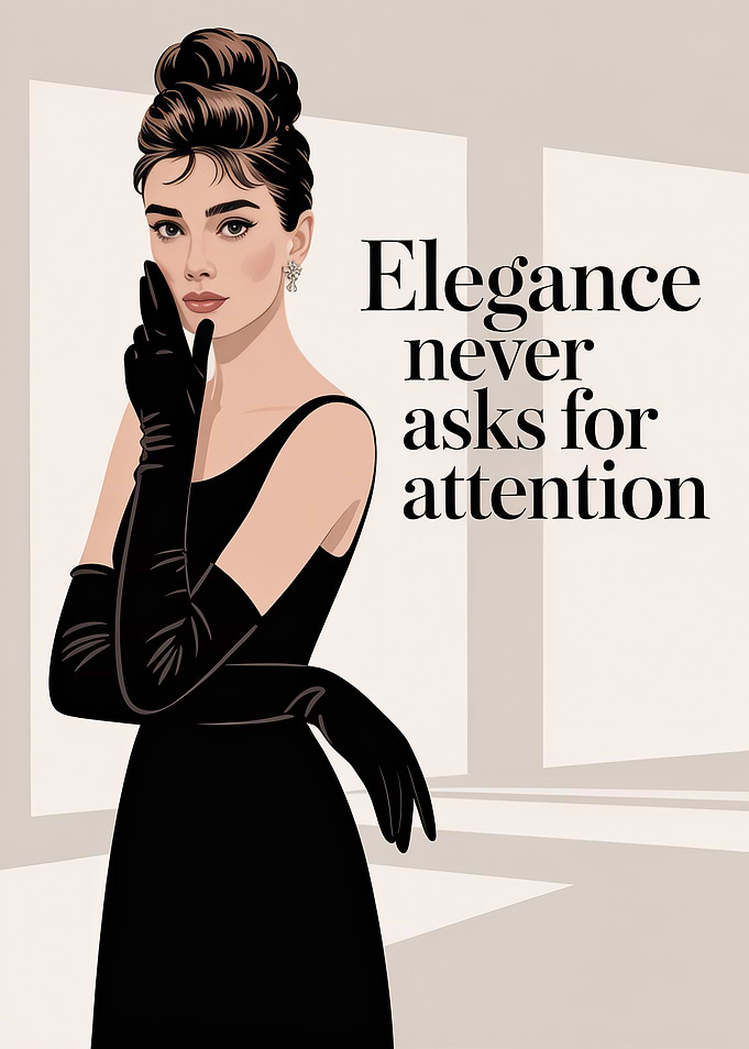 Audrey Hepburn Elegance Quote