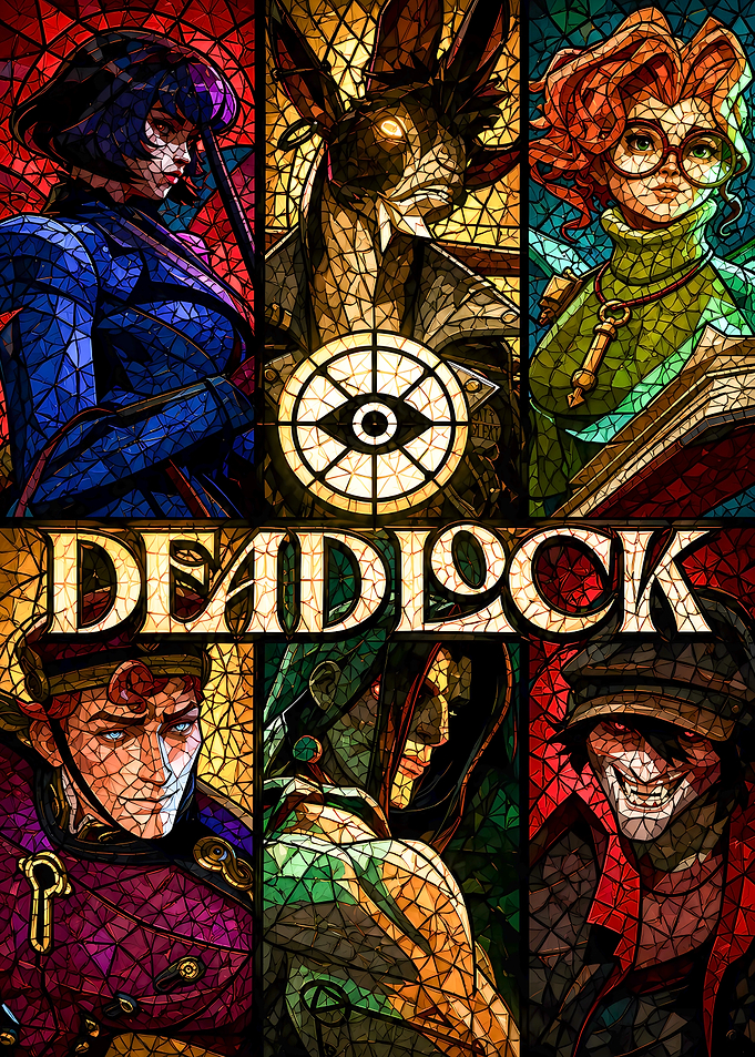 Deadlock Stained Glass Characters