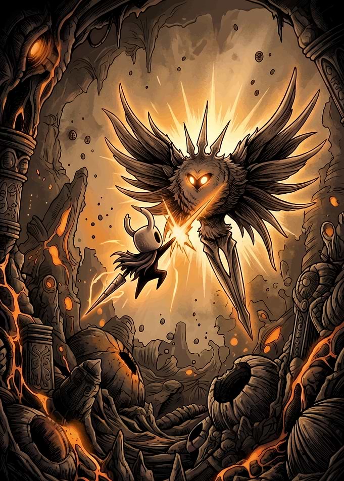 The Knight vs The Radiance Boss Fight