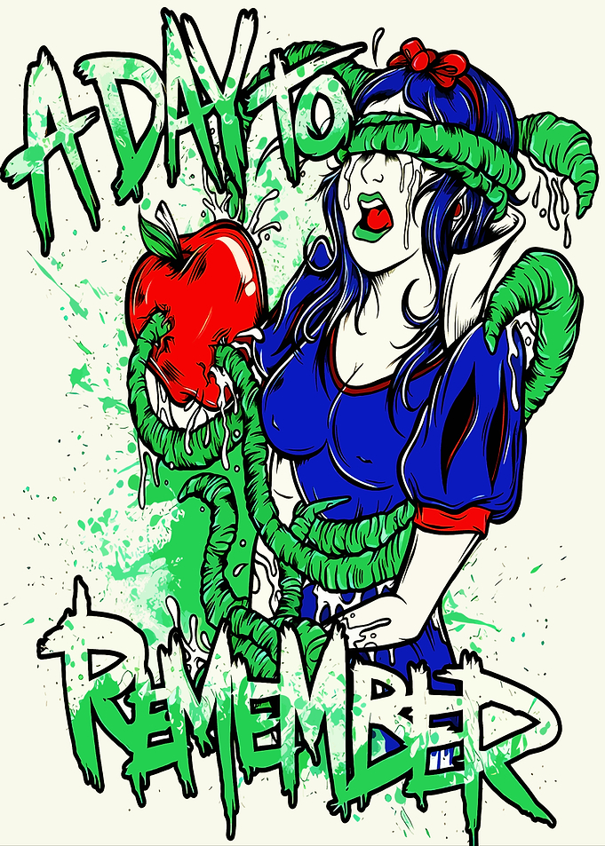 A Day To Remember Snow White Graphic