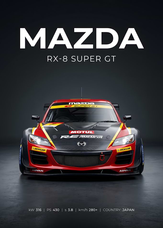 Mazda RX-8 Super GT Race Car