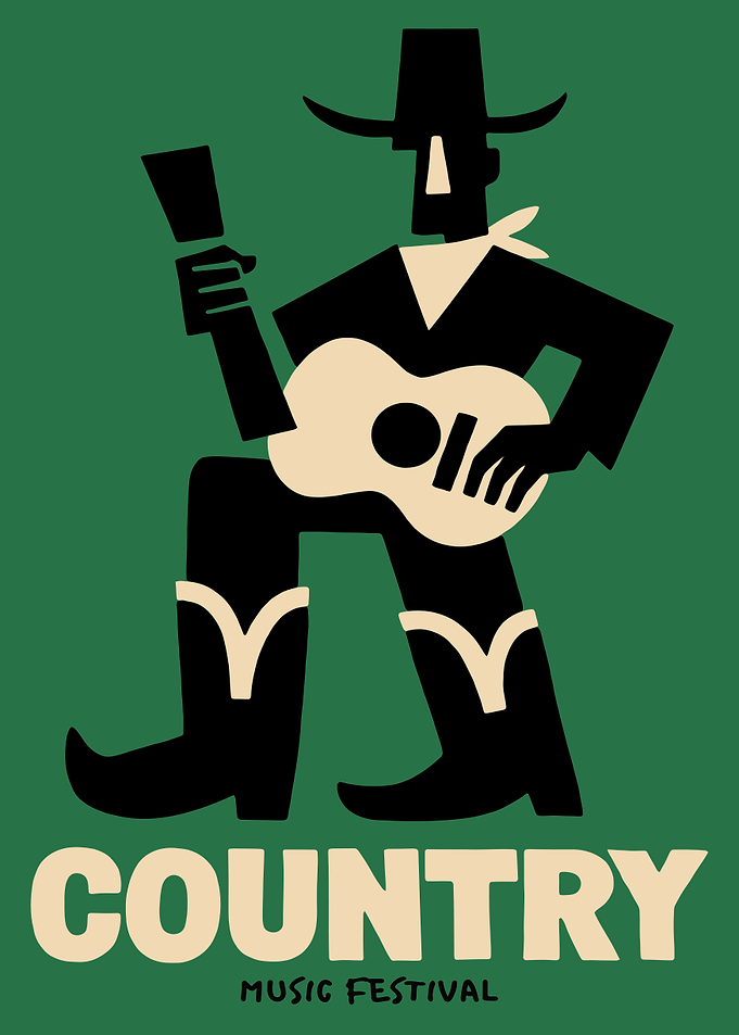 Country Music Festival Poster