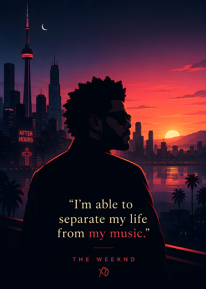 The Weeknd 'After Hours' Cityscape