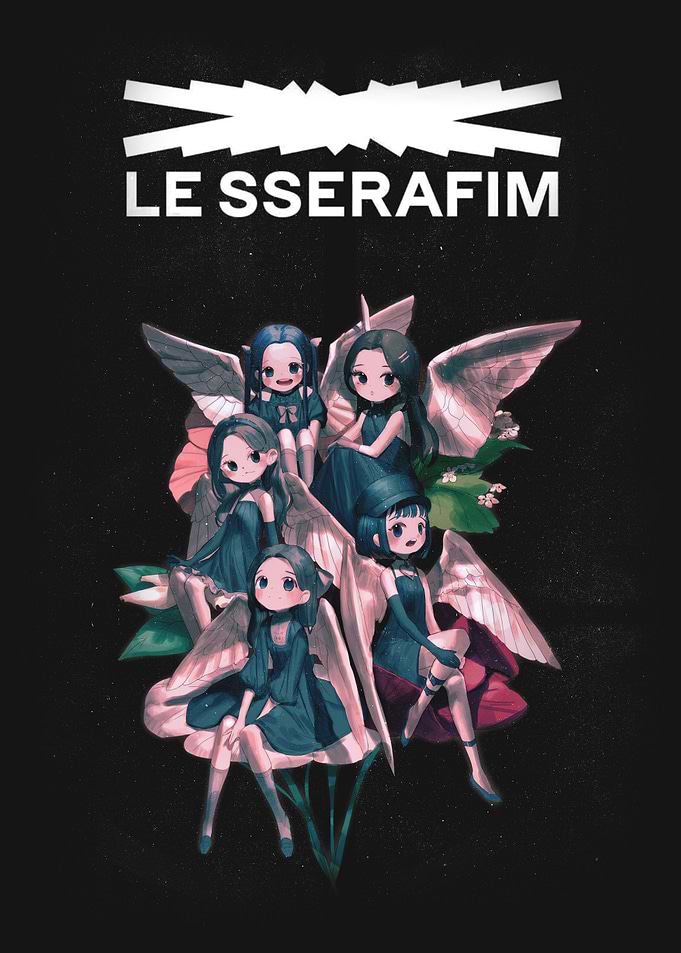 Le Sserafim Chibi Angels