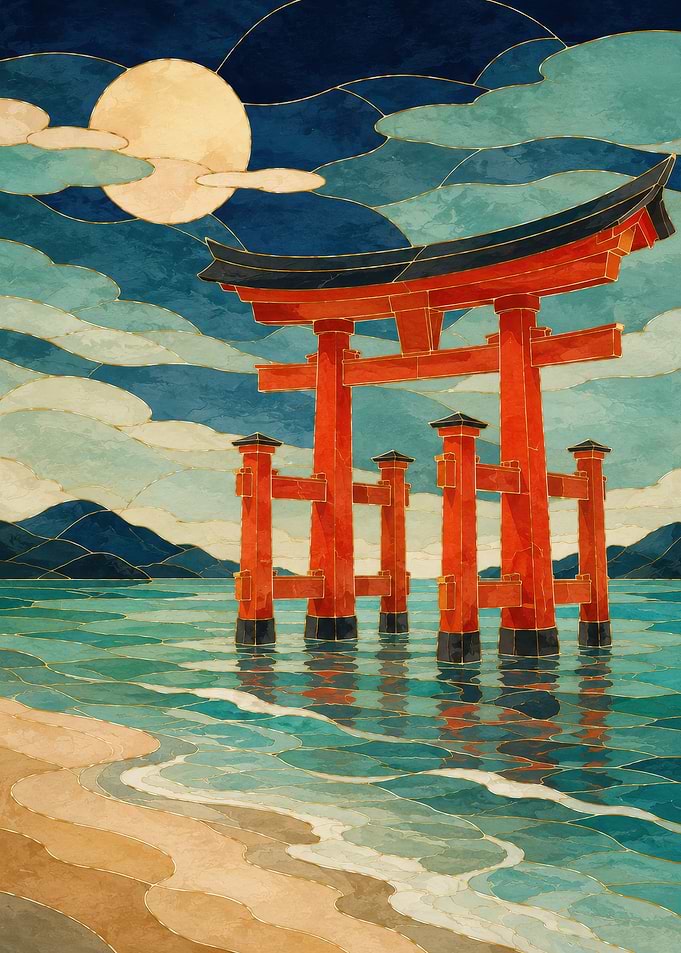 Torii Gate in Water