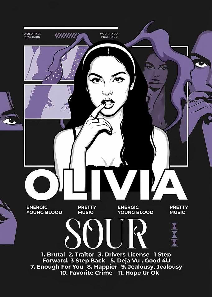 Olivia Rodrigo Sour Album Art