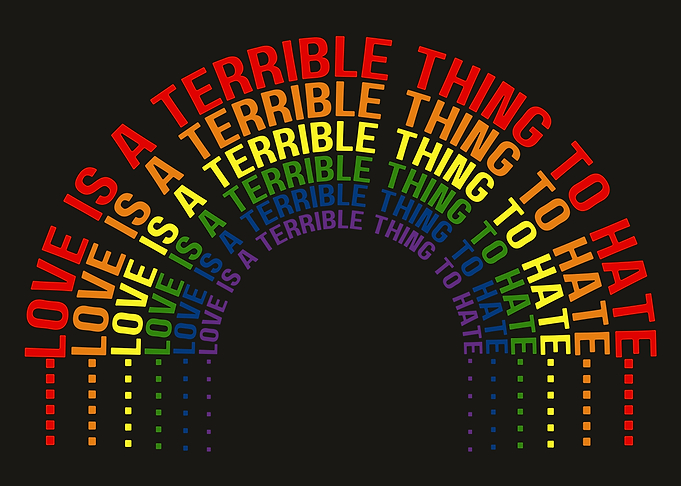 Gay Pride Rainbow Love is a Terrible Thing to Hate