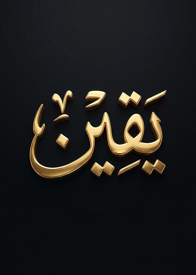 Golden Arabic Calligraphy
