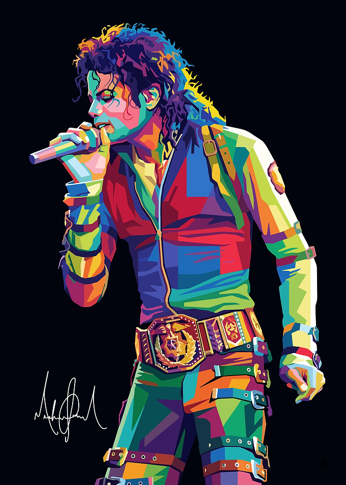 Michael Jackson Pop Art Portrait