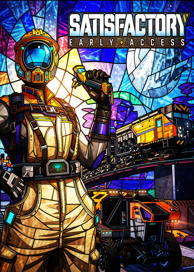 Satisfactory Early Access Game Art