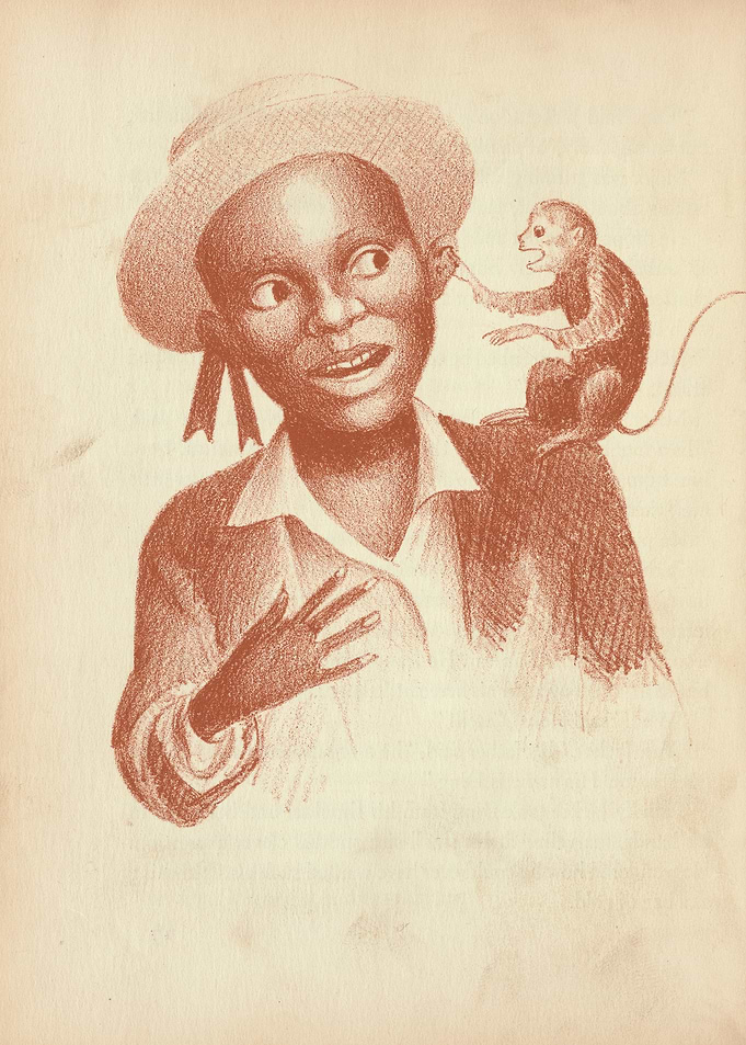 Boy with a Monkey on his Shoulder