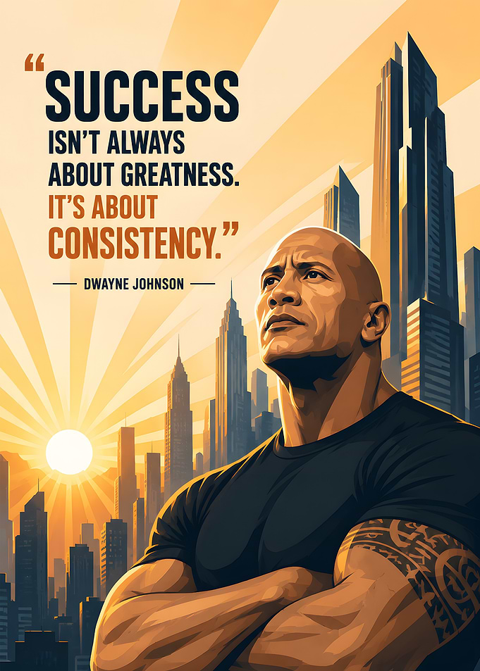 Dwayne Johnson Success Quote