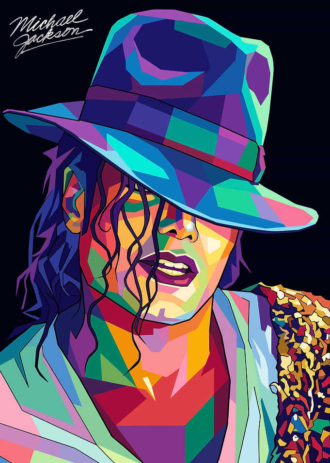 Michael Jackson Pop Art Portrait