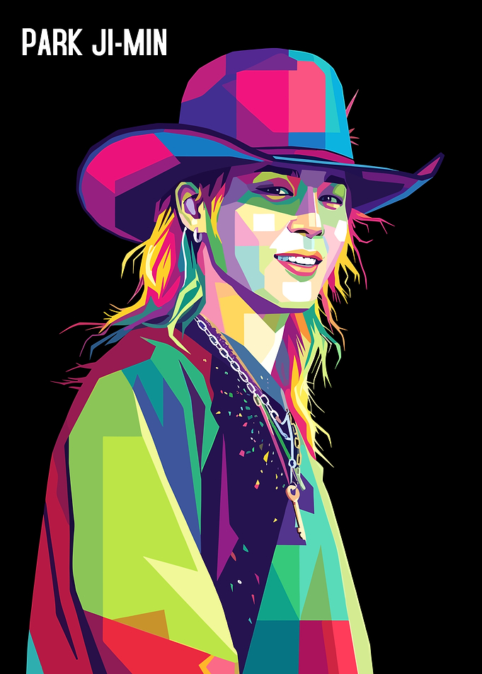 Park Ji-Min Pop Art Portrait