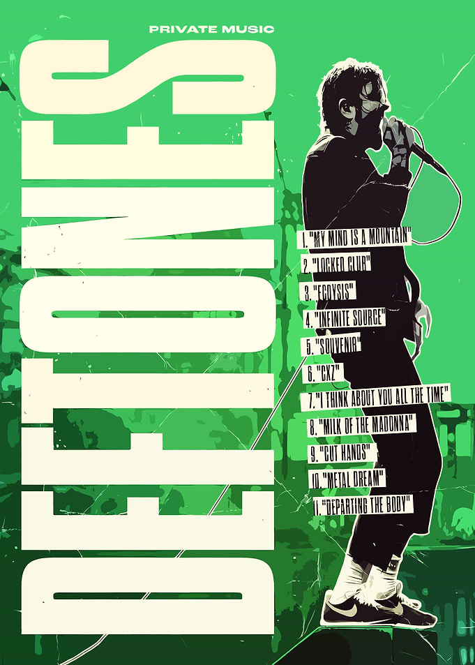 Deftones Music Poster