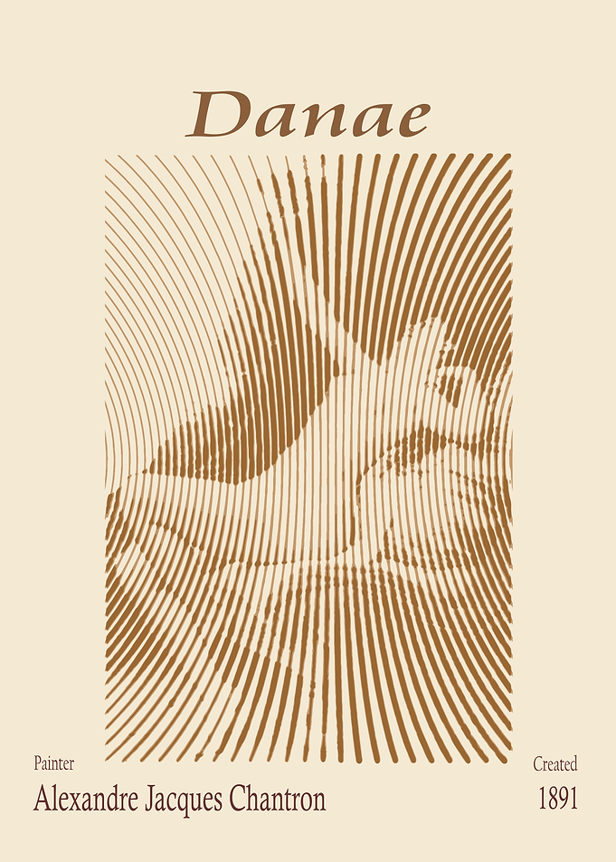 Danae by Alexandre Jacques Chantron