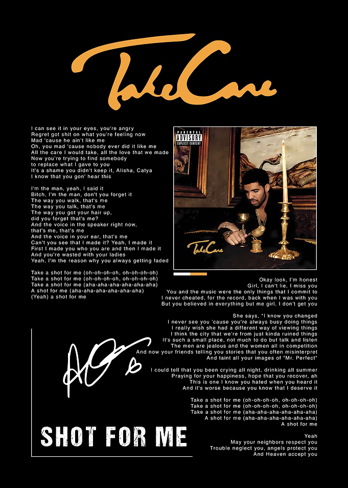 Drake Take Care Album Art