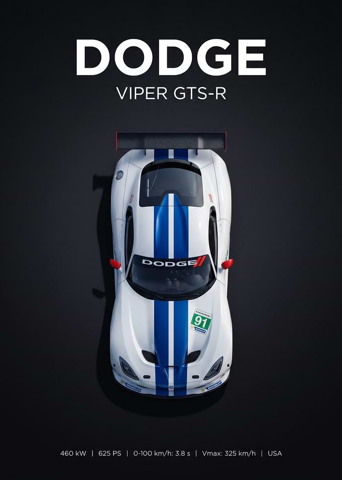 Dodge Viper GTS-R Race Car