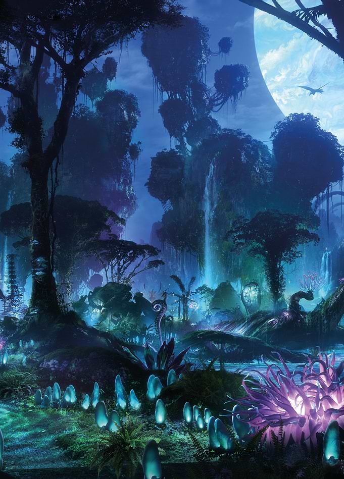 Luminescent Landscape Triptych (middle)