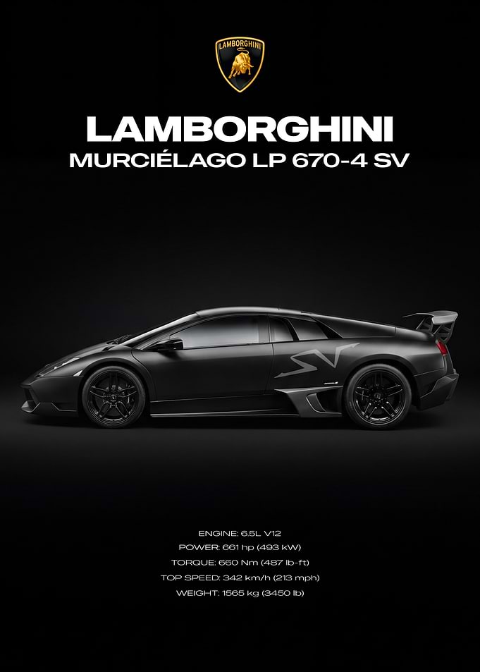 Lamborghini Murciélago LP 670-4 SV